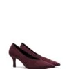 Jordyn Pump Bordeaux Suede 1 Jordyn Pump Bordeaux Suede -THERAPY SHOES JORDYN BORDEAUX FAUX SUEDE PAIR