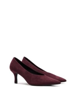 Jordyn Pump Bordeaux Suede