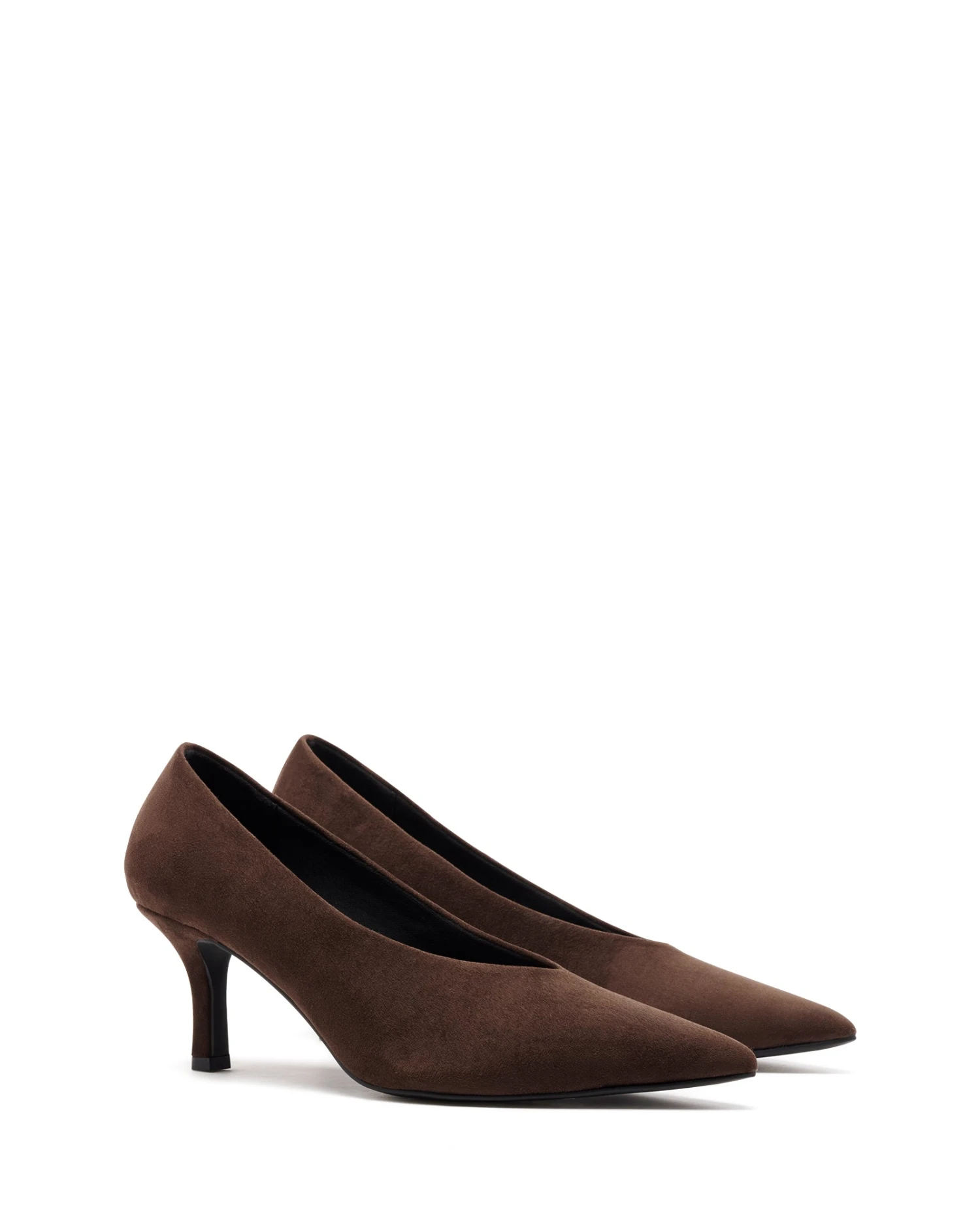 Jordyn Pump Chocolate Suede 3 Jordyn Pump Chocolate Suede