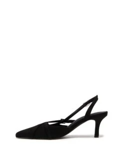 Juicy Slingback Pump Black Microsuede -THERAPY SHOES JUICY BLACKMICROSUEDE SIDE2 INTERIOR