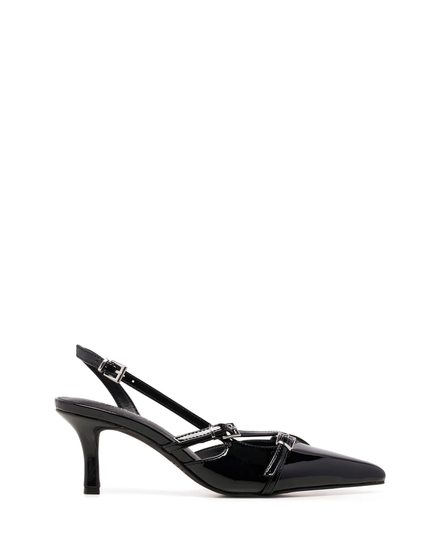 Juicy Slingback Pump Black Patent 4 Juicy Slingback Pump Black Patent - Image 2