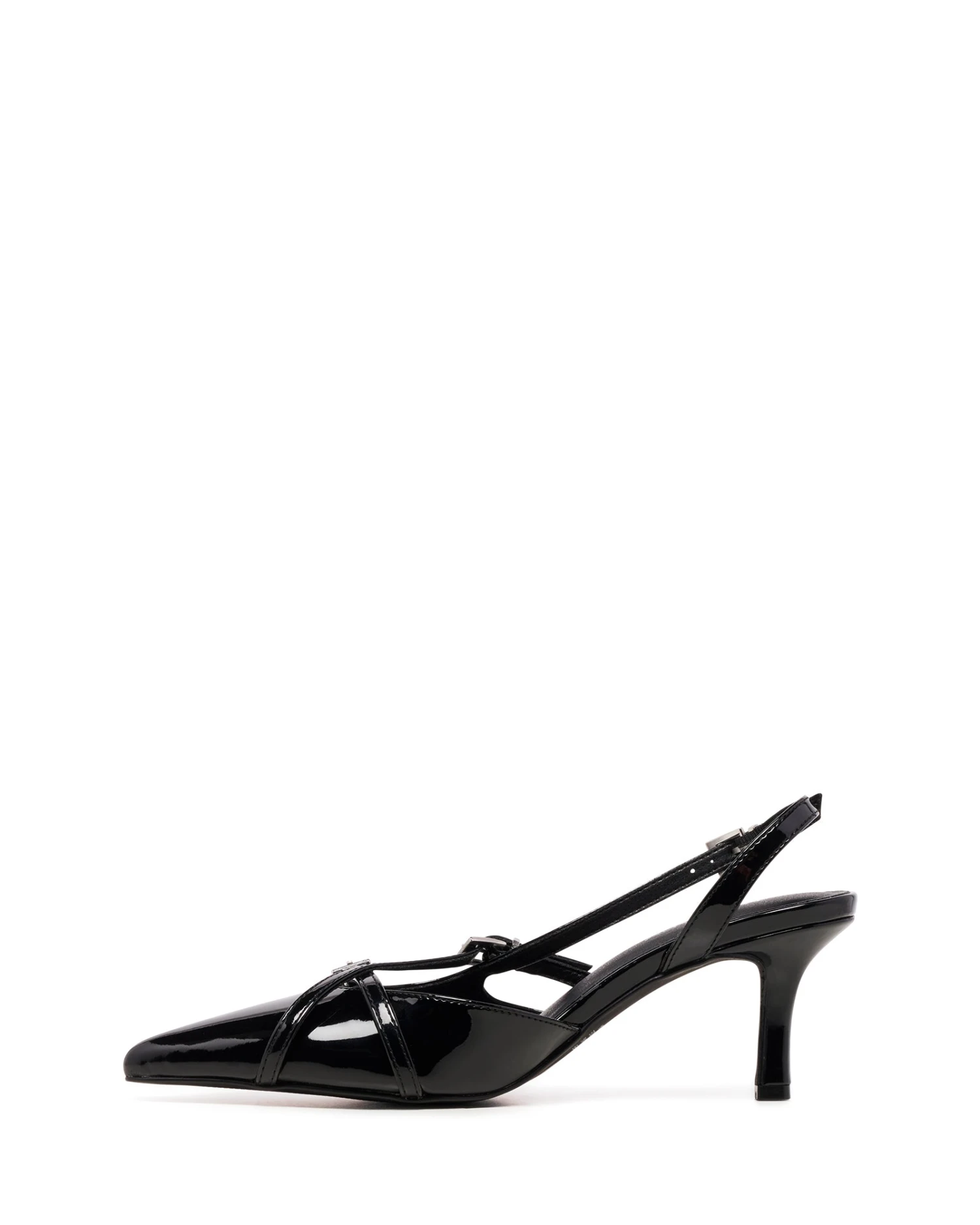 Juicy Slingback Pump Black Patent 6 Juicy Slingback Pump Black Patent - Image 4