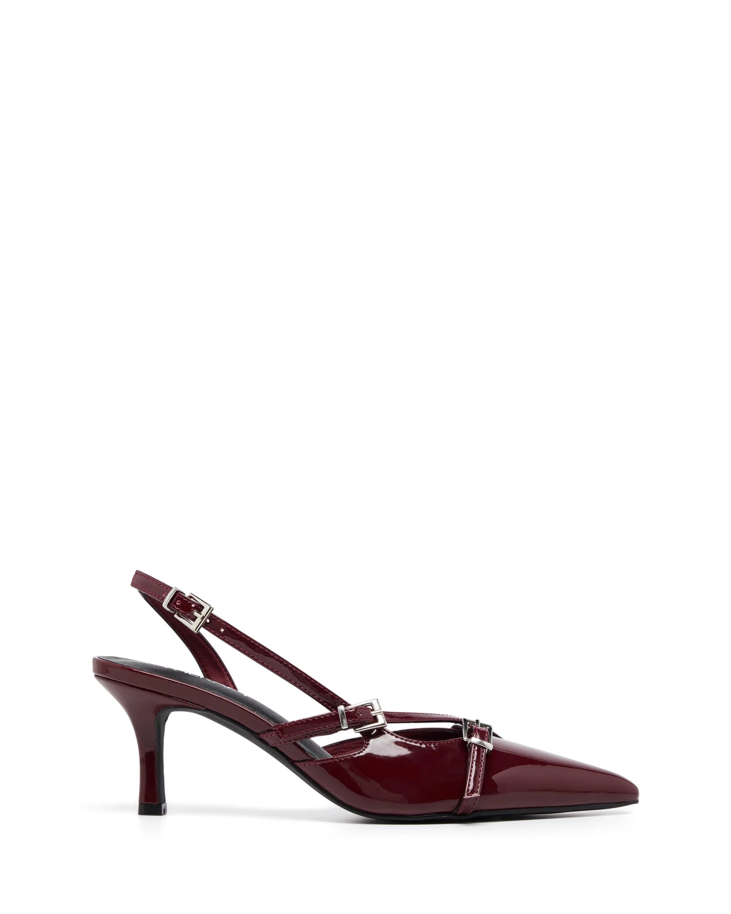 Juicy Slingback Pump Cherry Patent 3 Juicy Slingback Pump Cherry Patent