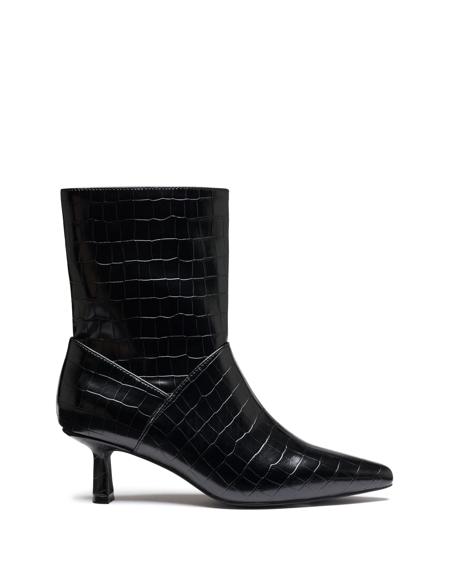 Kacee Ankle Boot Black Croc 3 Kacee Ankle Boot Black Croc