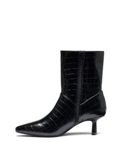 Kacee Ankle Boot Black Croc 9 Kacee Ankle Boot Black Croc -THERAPY SHOES KACEE BLACKCROCPU SIDE2 INTERIOR
