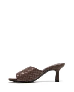 Kennedy Heel Chocolate 9 Kennedy Heel Chocolate -THERAPY SHOES KENNEDY CHOCOLATEWOVENPU SIDE2 INTERIOR