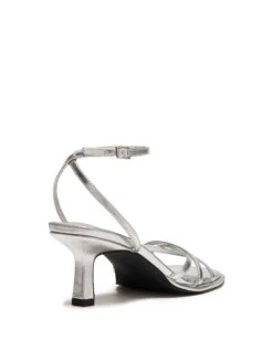 Kenzie Heel Silver Metallic -THERAPY SHOES KENZIE SILVER METALLIC PU BACK