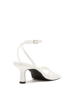 Kenzie Heel White -THERAPY SHOES KENZIE WHITE PU BACK