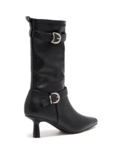 Kimme Ankle Boot Black 8 Kimme Ankle Boot Black -THERAPY SHOES KIMME BLACKSTRETCHPU BACKANGLE
