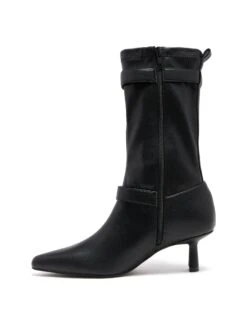 Kimme Ankle Boot Black 9 Kimme Ankle Boot Black -THERAPY SHOES KIMME BLACKSTRETCHPU SIDE2 INTERIOR