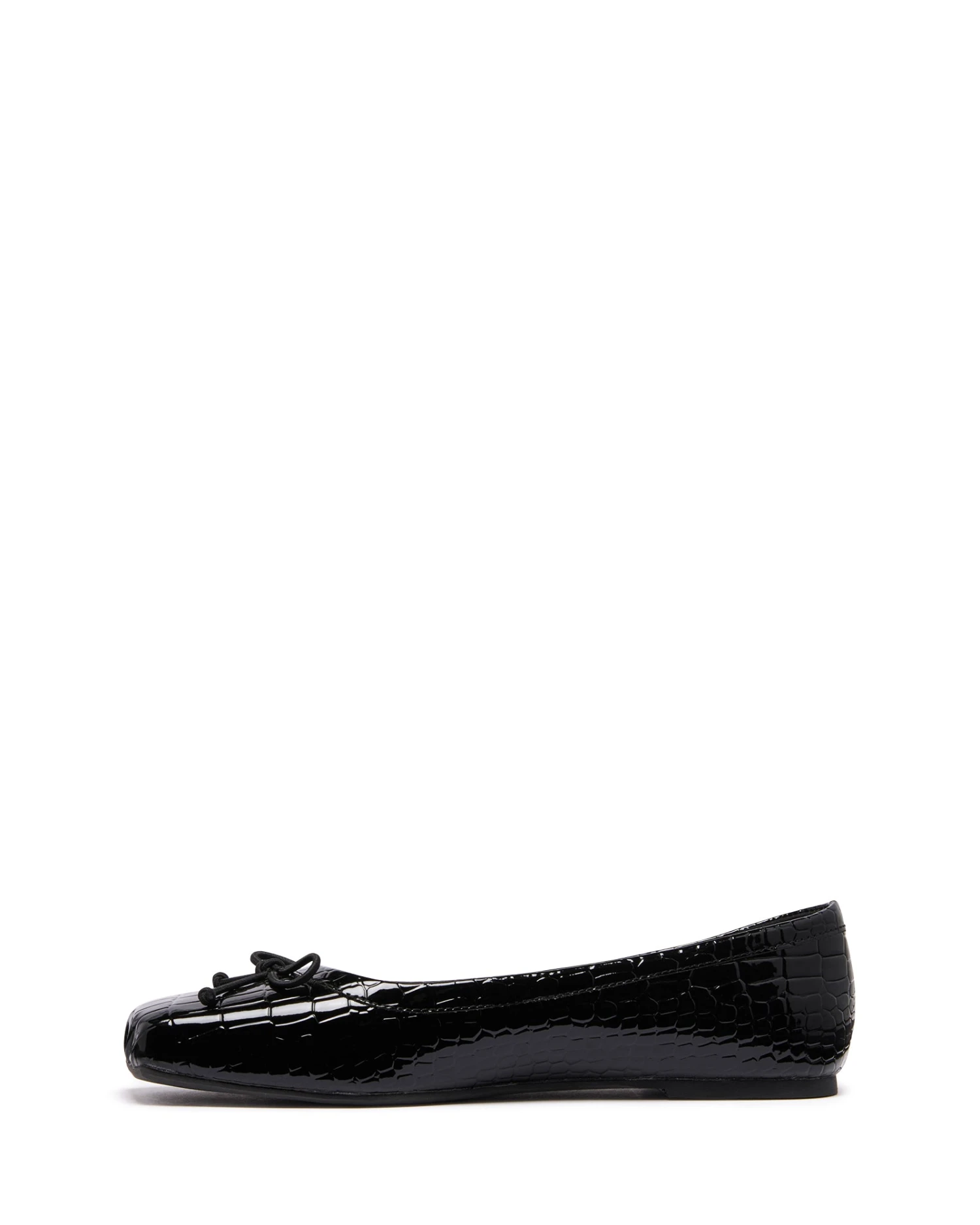 Laine Ballet Flat Black Croc 7 Laine Ballet Flat Black Croc - Image 5