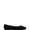 Laine Ballet Flat Black Suede 2 Laine Ballet Flat Black Suede -THERAPY SHOES LAINE BLACK MICROSUEDE SIDE