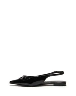 Lavin Flat Point Black Patent -THERAPY SHOES LAVIN BLACK PATENT PU SIDE