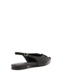 Lavin Flat Point Black Snake 8 Lavin Flat Point Black Snake -THERAPY SHOES LAVIN BLACK SNAKE PU BACK