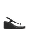 Leni Slingback Wedge Black 1 Leni Slingback Wedge Black -THERAPY SHOES LENI BLACK SIDE