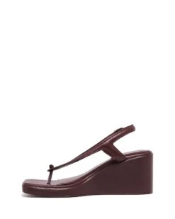 Leni Slingback Wedge Bordeaux 9 Leni Slingback Wedge Bordeaux -THERAPY SHOES LENI BORDEAUX SIDE2 INTERIOR