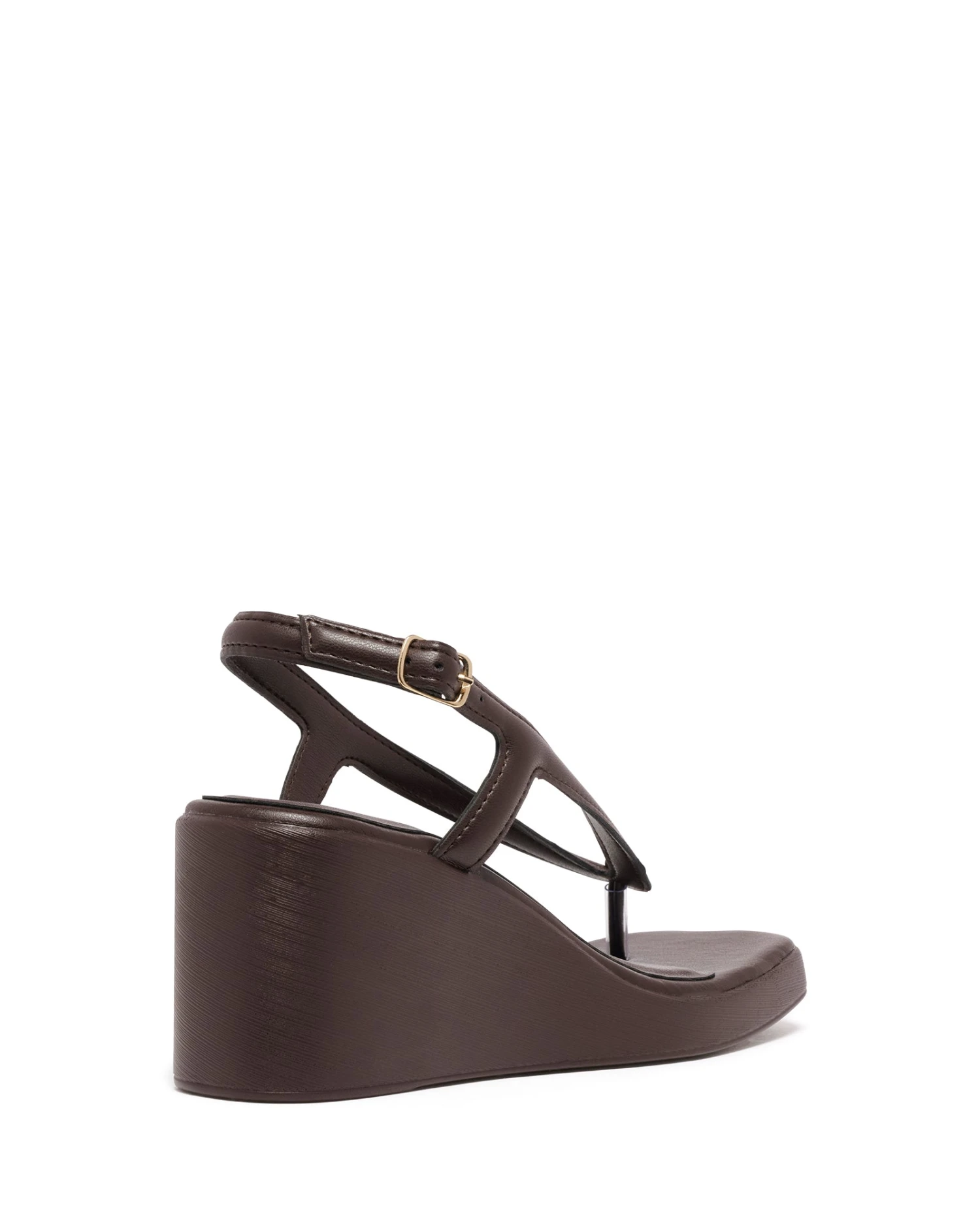 Leni Slingback Wedge Chocolate 5 Leni Slingback Wedge Chocolate - Image 3