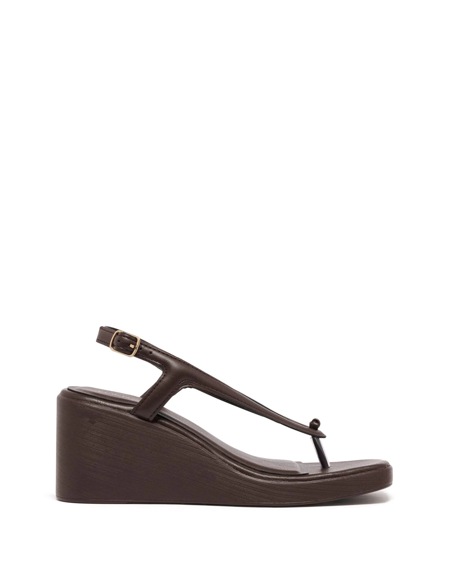 Leni Slingback Wedge Chocolate 3 Leni Slingback Wedge Chocolate