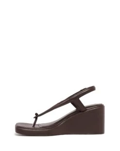 Leni Slingback Wedge Chocolate 9 Leni Slingback Wedge Chocolate -THERAPY SHOES LENI CHOCOLATE SIDE2 INTERIOR
