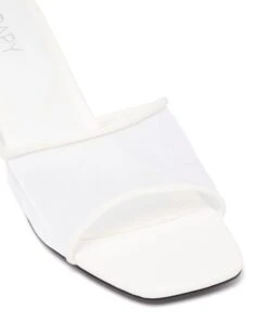Lex Heel White Mesh 9 Lex Heel White Mesh -THERAPY SHOES LEX WHITE TOEANGLE