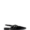 Lisst Slingback Flat Black Patent 2 Lisst Slingback Flat Black Patent -THERAPY SHOES LISST BLACKPATENTPU SIDE