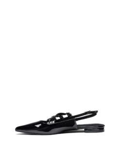 Lisst Slingback Flat Black Patent 9 Lisst Slingback Flat Black Patent -THERAPY SHOES LISST BLACKPATENTPU SIDE2 INTERIOR