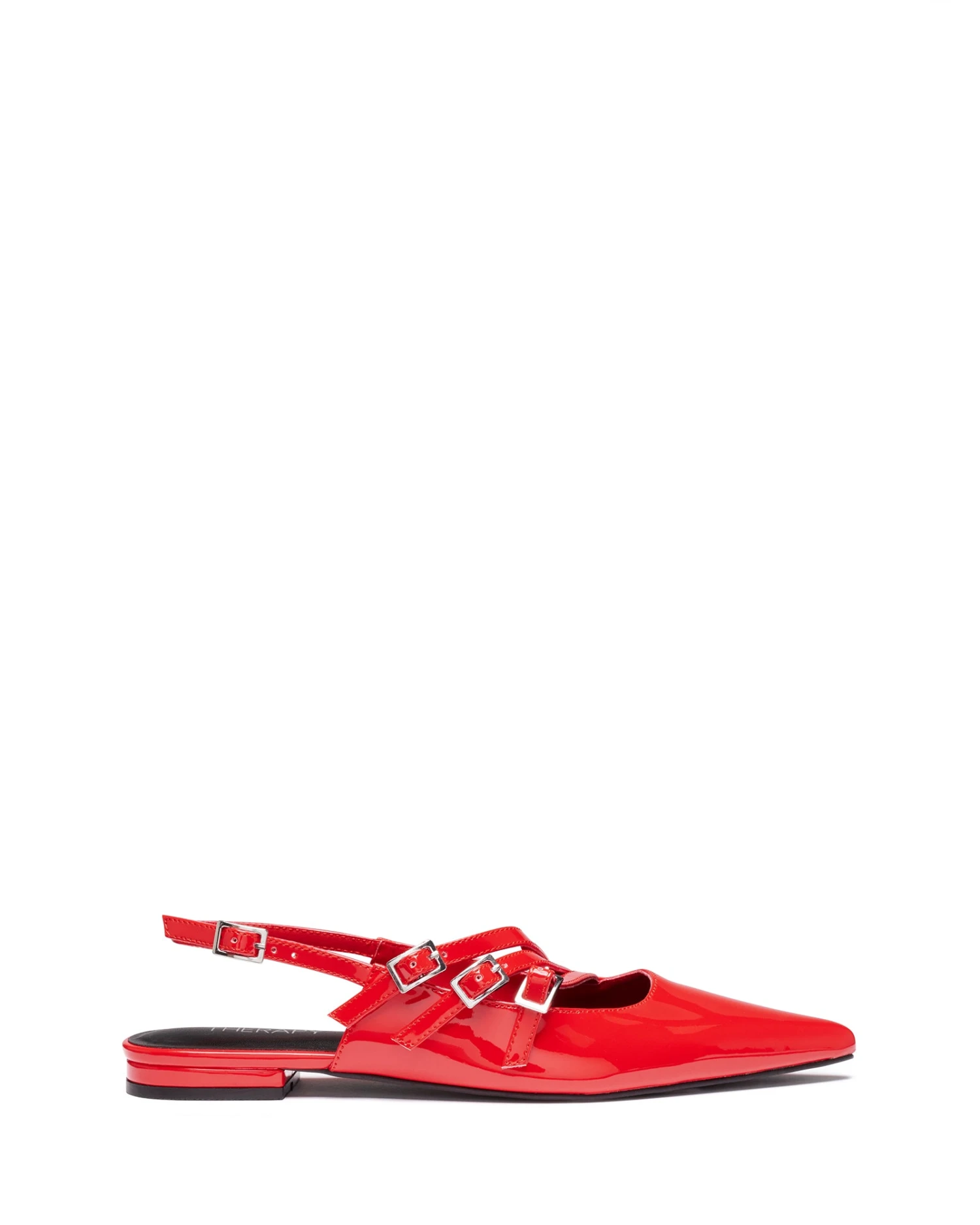 Lisst Slingback Flat Red Patent 5 Lisst Slingback Flat Red Patent - Image 3
