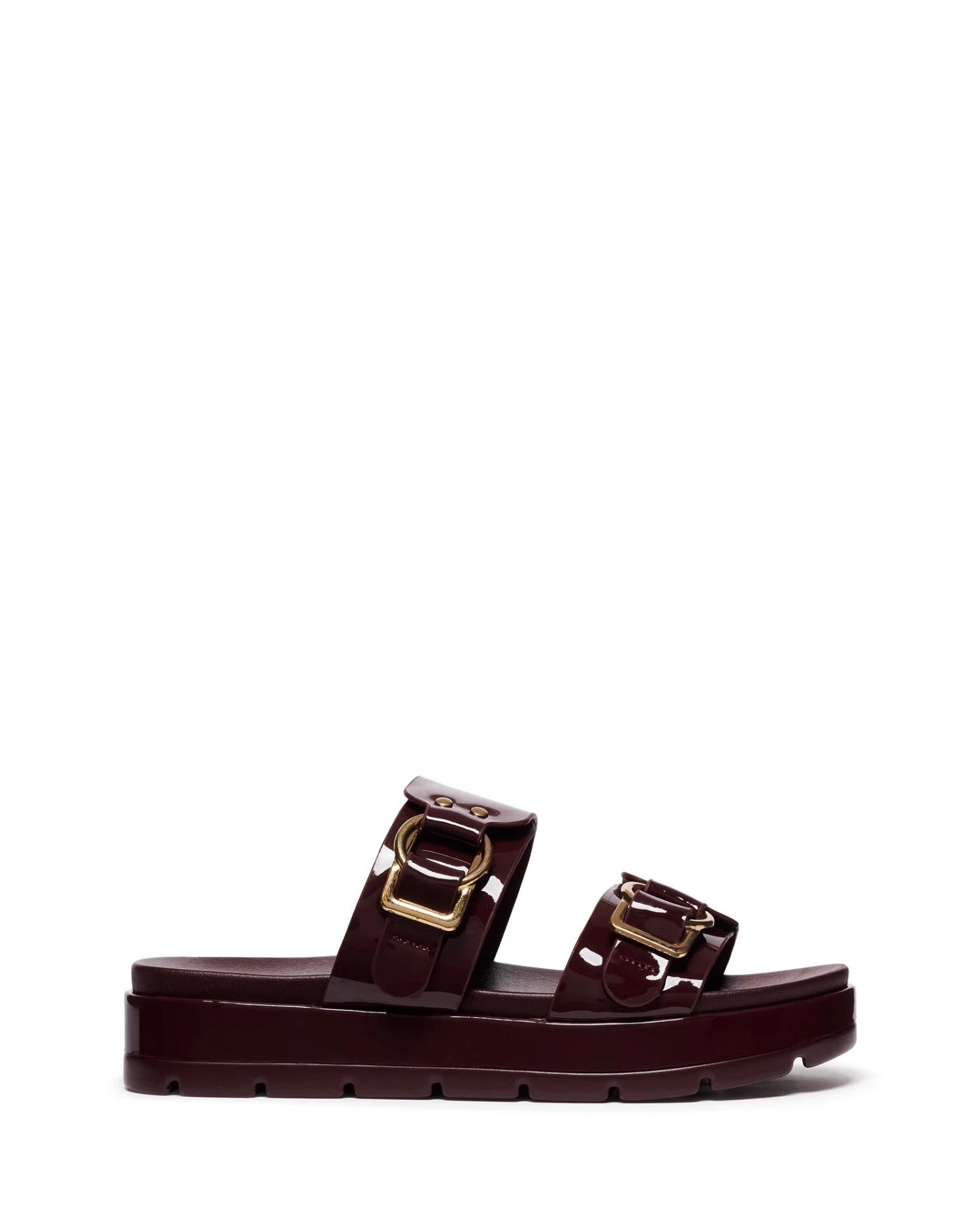 Litmus Flatform Sandals Cherry Patent 3 Litmus Flatform Sandals Cherry Patent