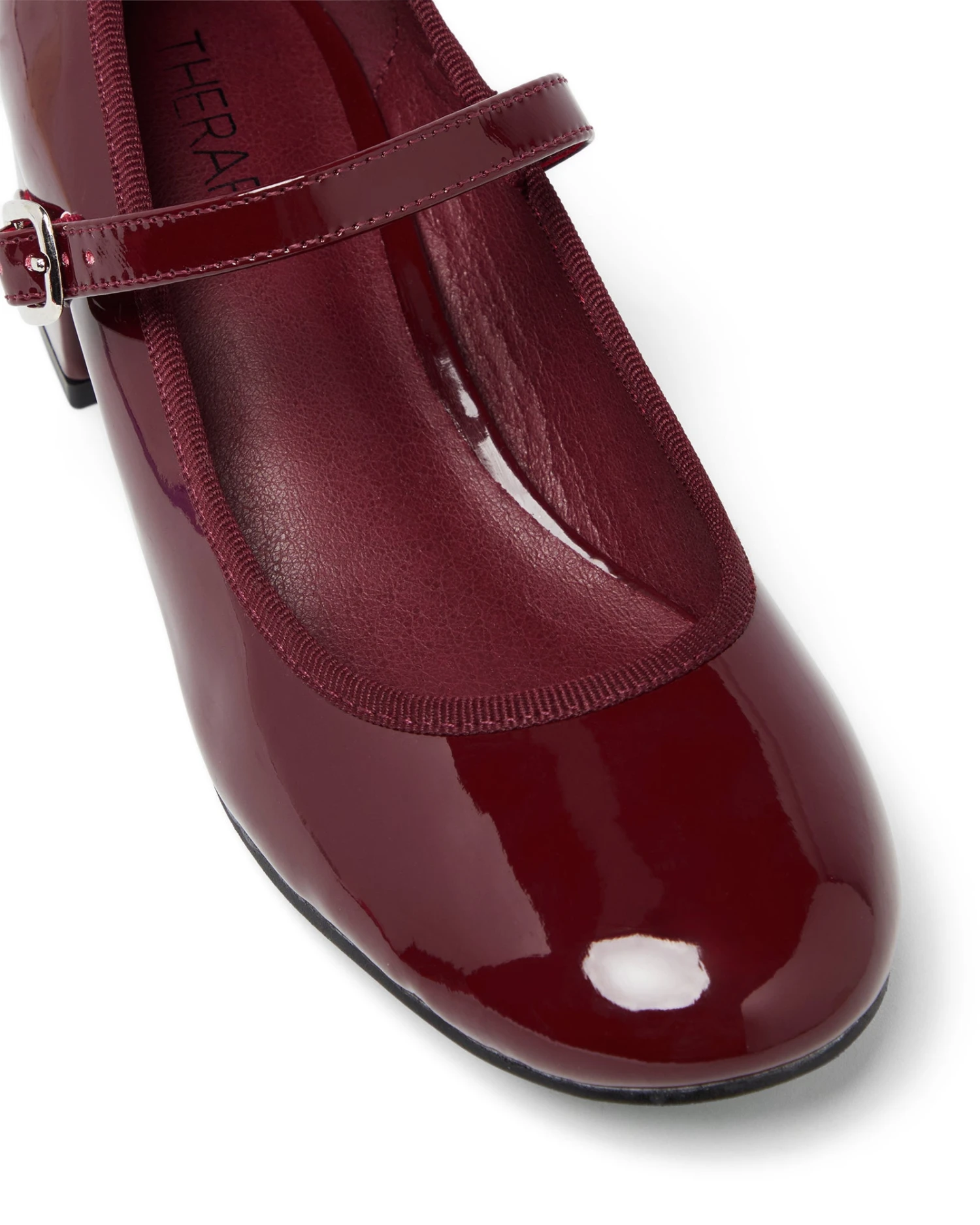 Liz Ballet Heel Cherry Patent 4 Liz Ballet Heel Cherry Patent - Image 2