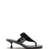 Locked Thong Heel Black Patent -THERAPY SHOES LOCKED BLACK PATENT PU SIDE
