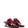 Locked Thong Heel Cherry Patent -THERAPY SHOES LOCKED CHERRY PATENT PU PAIR