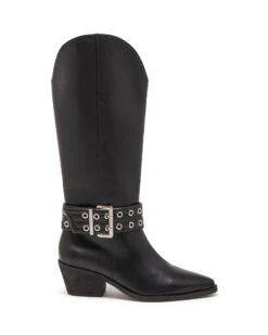 Maiden Cowboy Boot Black