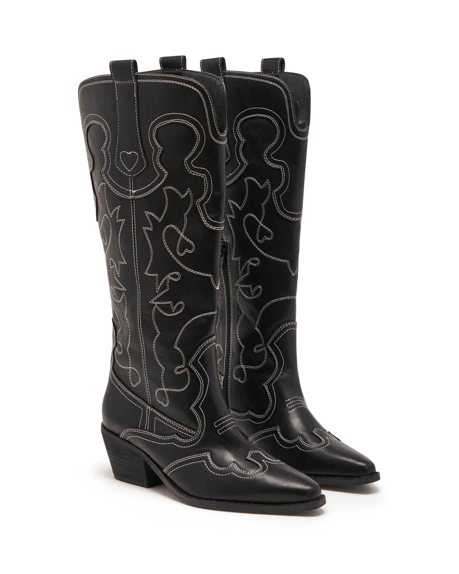 Malvin Cowboy Boot Black Smooth 4 Malvin Cowboy Boot Black Smooth - Image 2