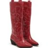 Malvin Cowboy Boot Cherry Smooth 1 Malvin Cowboy Boot Cherry Smooth -THERAPY SHOES MALVIN CHERRY SMOOTH PU PAIR