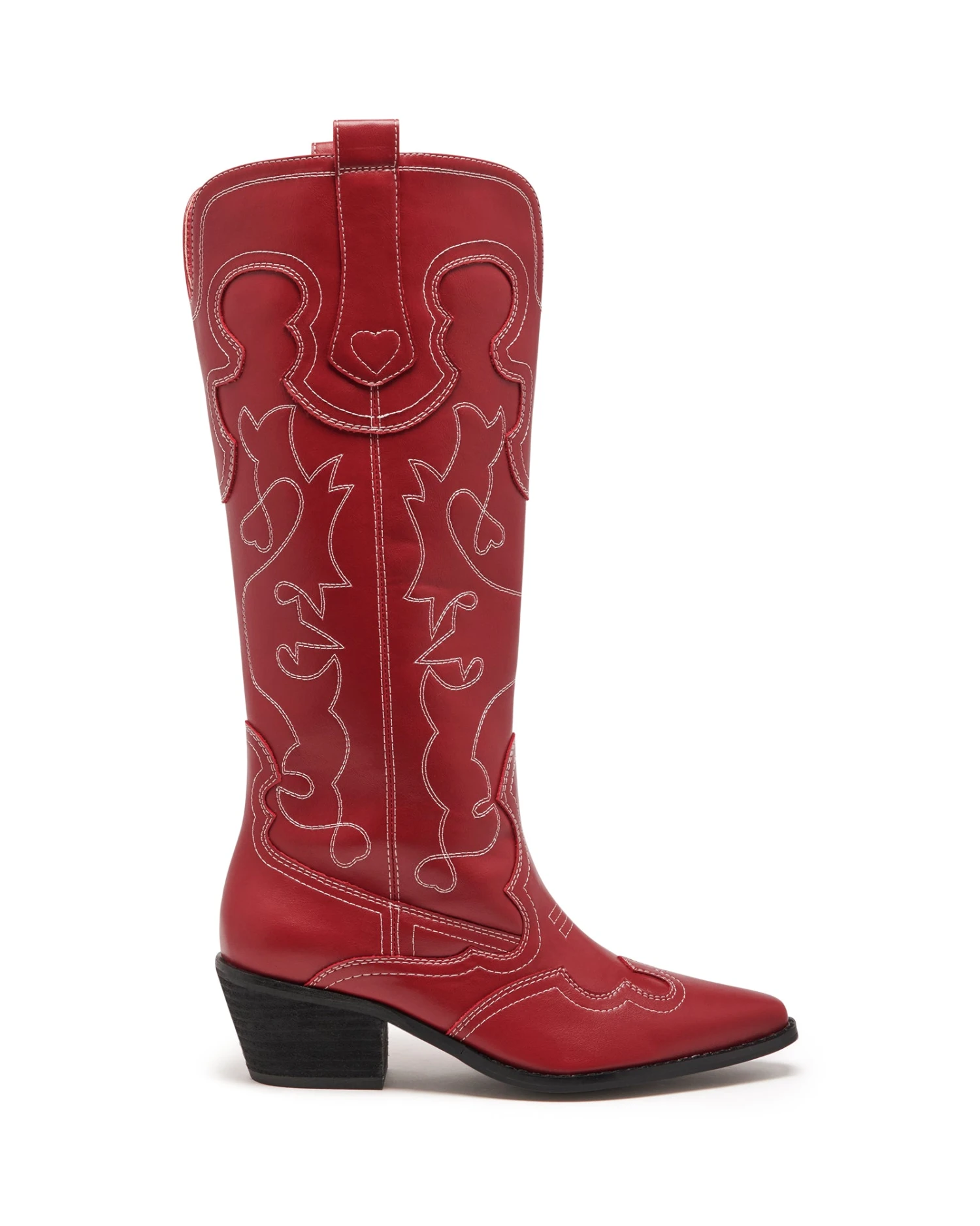 Malvin Cowboy Boot Cherry Smooth 4 Malvin Cowboy Boot Cherry Smooth - Image 2