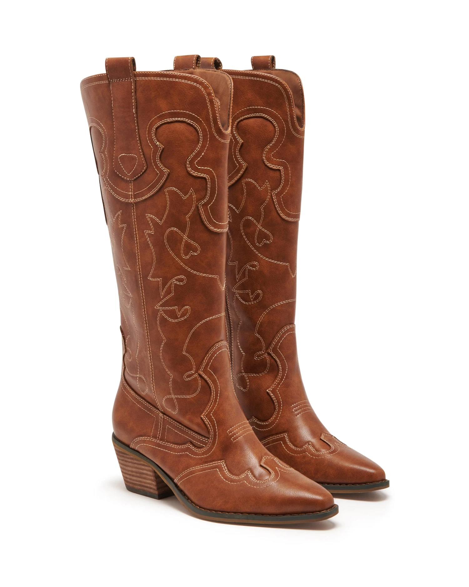 Malvin Cowboy Boot Tan Burnished 3 Malvin Cowboy Boot Tan Burnished