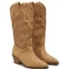 Maxine Cowboy Boot Caramel Nubuck 2 Maxine Cowboy Boot Caramel Nubuck -THERAPY SHOES MAXINE CARAMEL NUBUCK PU PAIR