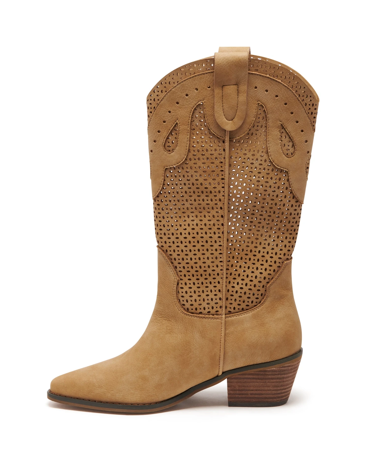 Maxine Cowboy Boot Caramel Nubuck 6 Maxine Cowboy Boot Caramel Nubuck - Image 4