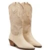 Maxine Cowboy Boot Shell Nubuck 2 Maxine Cowboy Boot Shell Nubuck -THERAPY SHOES MAXINE SHELL NUBUCK PU PAIR