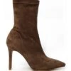 Miranda Smoke *FINAL SALE* -THERAPY SHOES MIRANDA SOLE A2041 SMOKE STRETCH MICROSUEDE SIDE