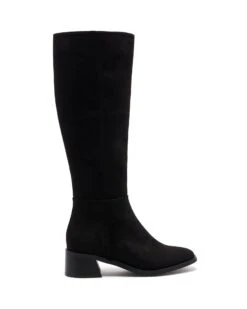 Neva Tall Boot Black Suede