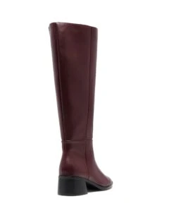 Neva Tall Boot Bordeaux -THERAPY SHOES NEVA BORDEAUX BACKANGLE