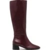 Neva Tall Boot Bordeaux 1 Neva Tall Boot Bordeaux -THERAPY SHOES NEVA BORDEAUX SIDE