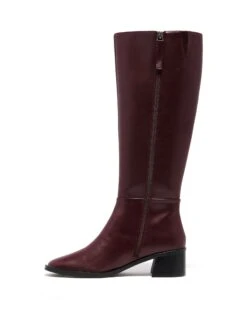 Neva Tall Boot Bordeaux -THERAPY SHOES NEVA BORDEAUX SIDE2 INTERIOR
