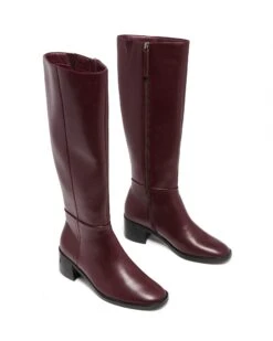 Neva Tall Boot Bordeaux -THERAPY SHOES NEVA BORDEAUX TOEANGLE