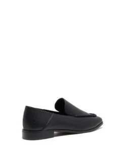 Nova Loafer Black Smooth 8 Nova Loafer Black Smooth -THERAPY SHOES NOVA BLACKSMOOTHPU BACKANGLE