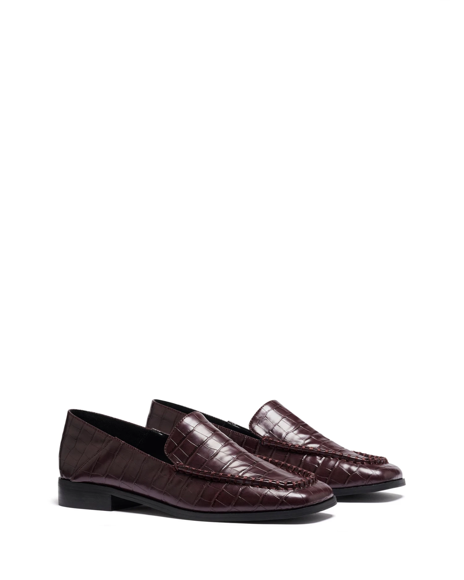 Nova Loafer Bordeaux Croc 5 Nova Loafer Bordeaux Croc - Image 3