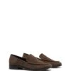 Nova Loafer Chocolate Suede 2 Nova Loafer Chocolate Suede -THERAPY SHOES NOVA CHOCOLATEMICROSUEDE TOEANGLE