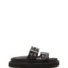 Origin Sandal Black Smooth -THERAPY SHOES ORIGIN BLACK PU SIDE