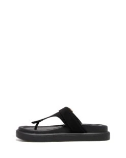 Palloma Sandal Black Microsuede 9 Palloma Sandal Black Microsuede -THERAPY SHOES PALLOMA BLACKSUEDE SIDE2 INTERIOR